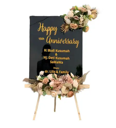 Papan Bunga Akrilik waluran